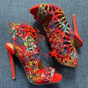 Floral/Plant Print Booties